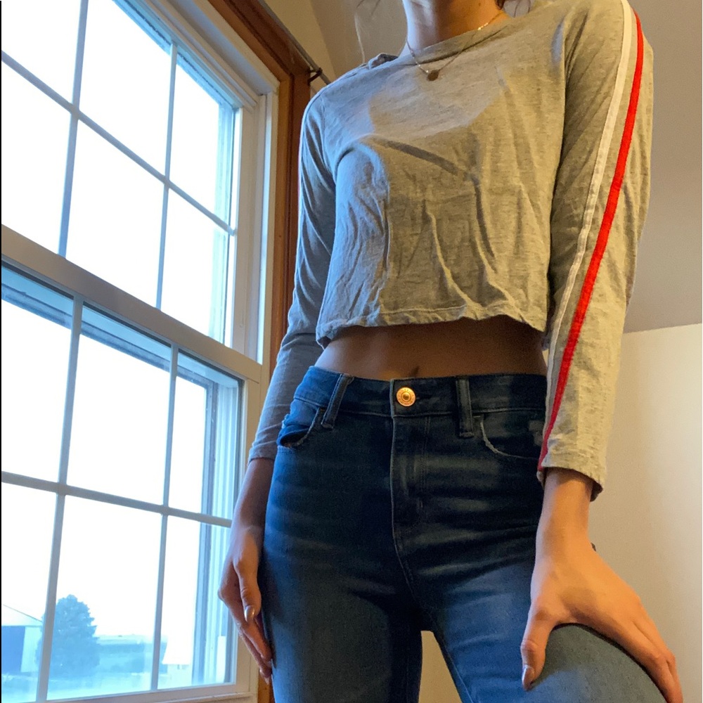 🎄Cute long sleeved crop